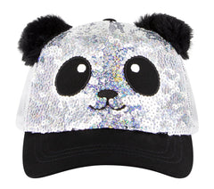 Sequin Panda Hat