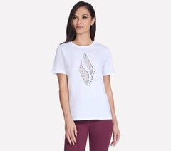 Floral Diamond Short Sleeve Tee