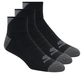 3 Pack Men's Half Terry Quarter Crew Socks