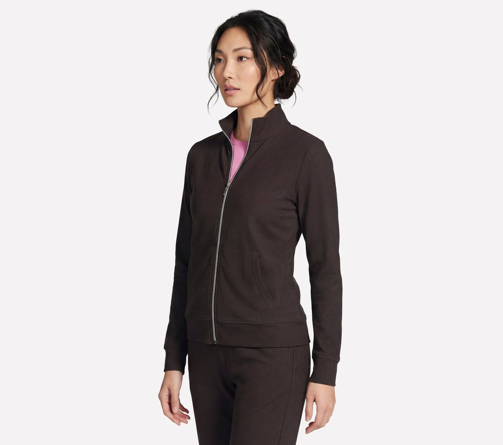 GO Luxe Rib Everyday Full Zip Jacket
