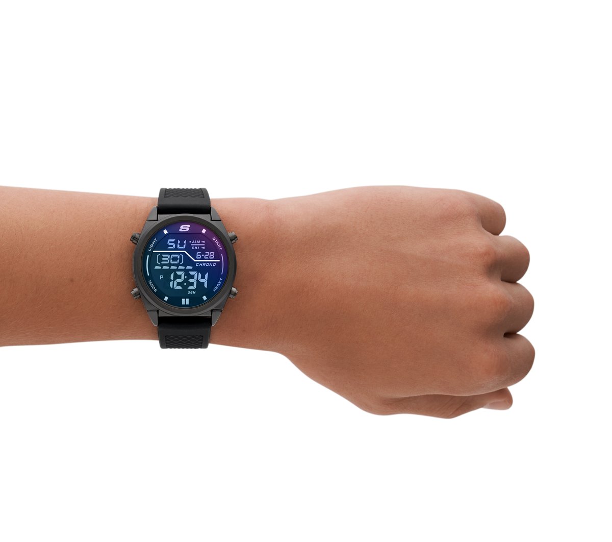 Accessories Blue Face Digital Watch