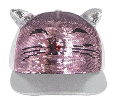 Caticorn Sequin Trucker Hat