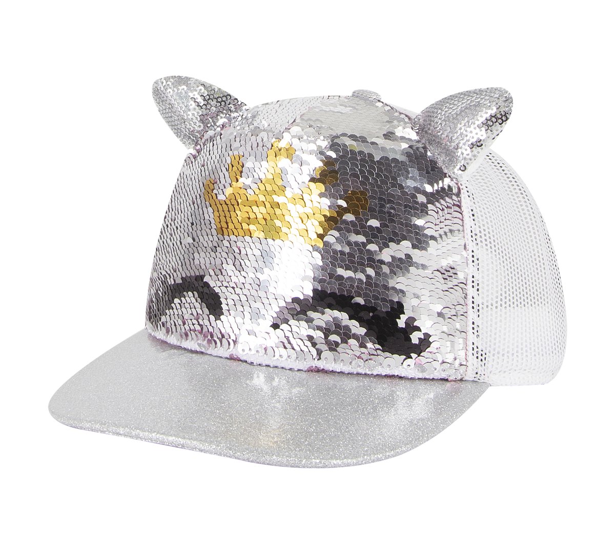 Caticorn Sequin Trucker Hat