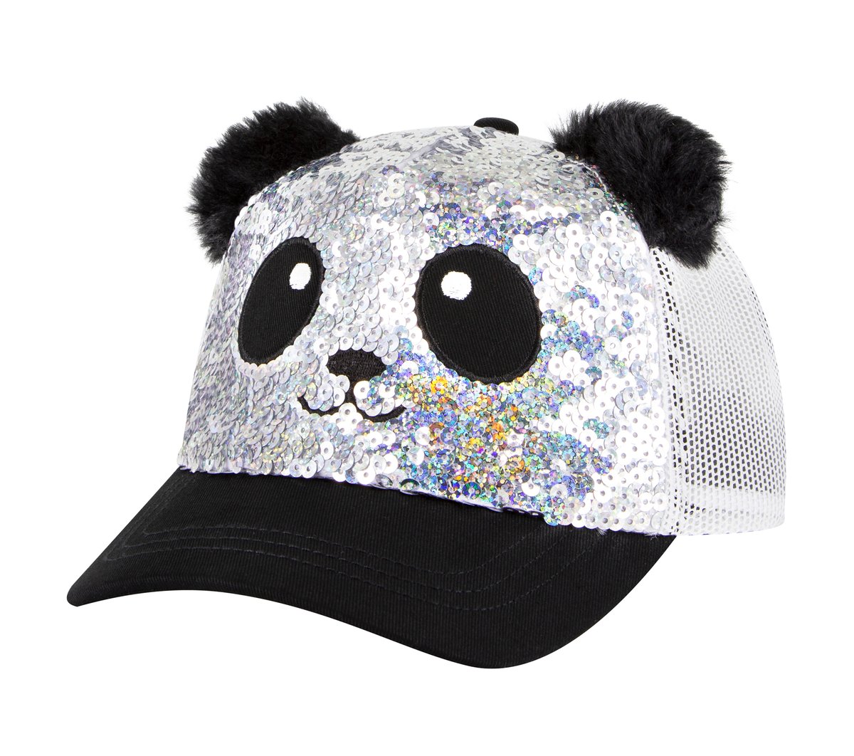 Sequin Panda Hat