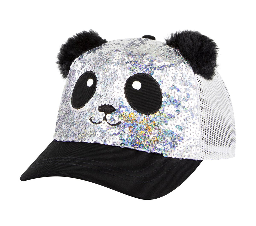 Sequin Panda Hat