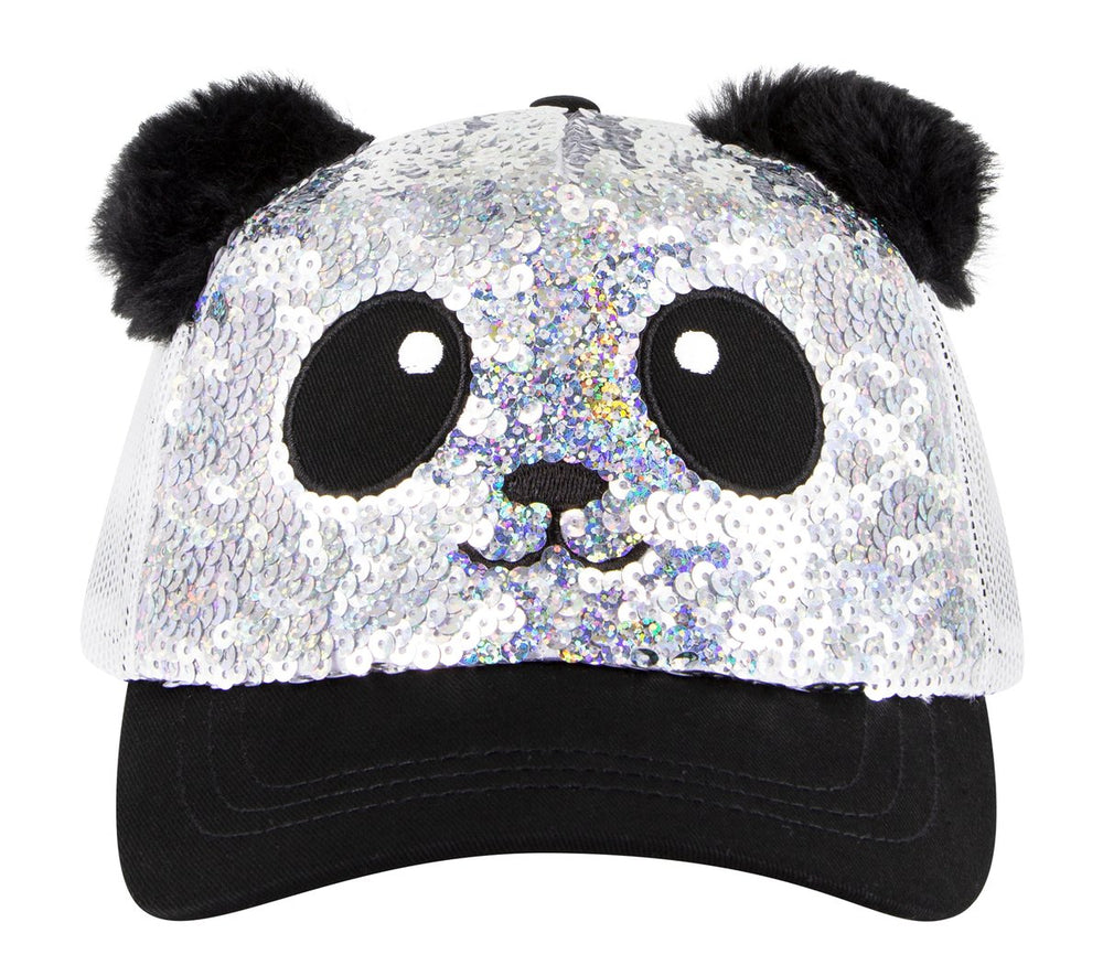 Sequin Panda Hat