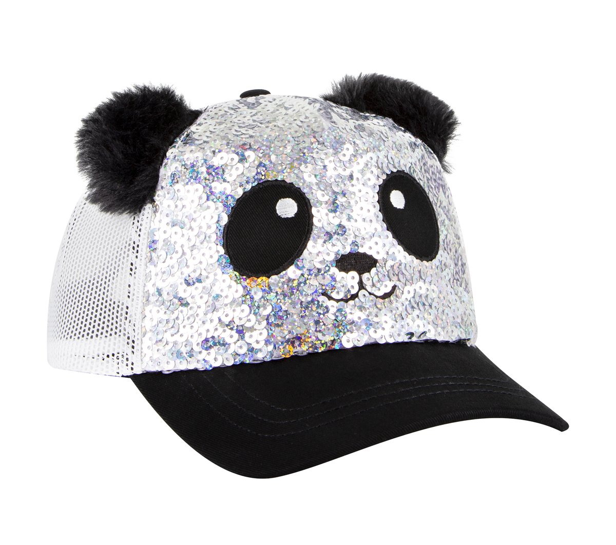 Sequin Panda Hat