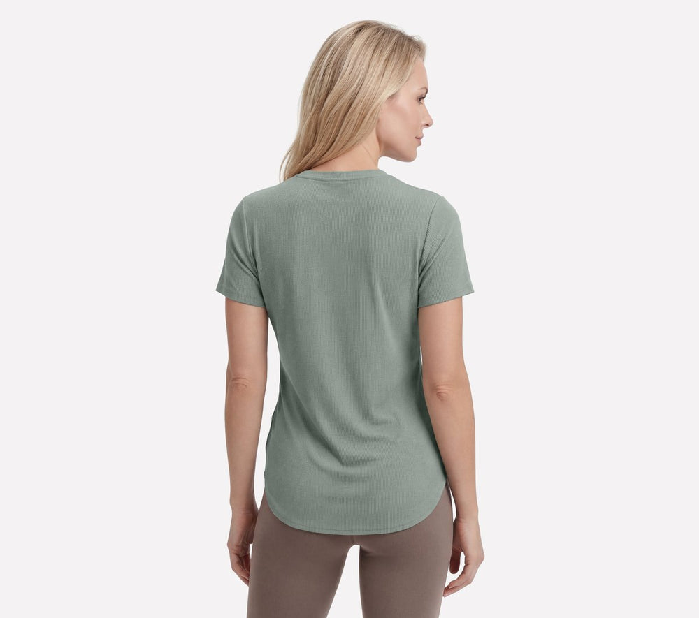 GO WALK Luxe Rib Tunic Tee