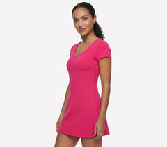 GO WALK Scoop Short Sleeve Dress