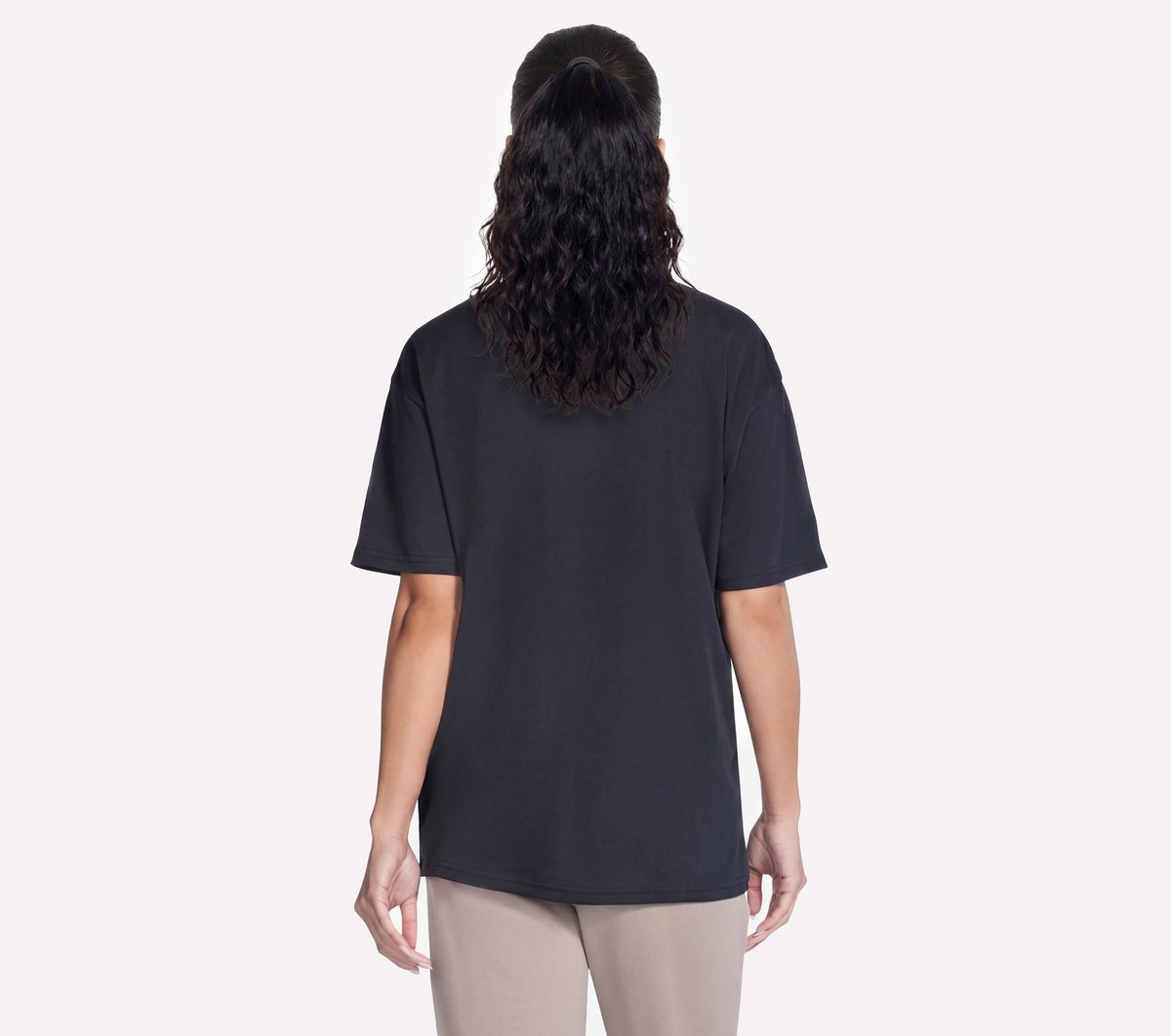 Script Diamond Studded Short Sleeve Tee