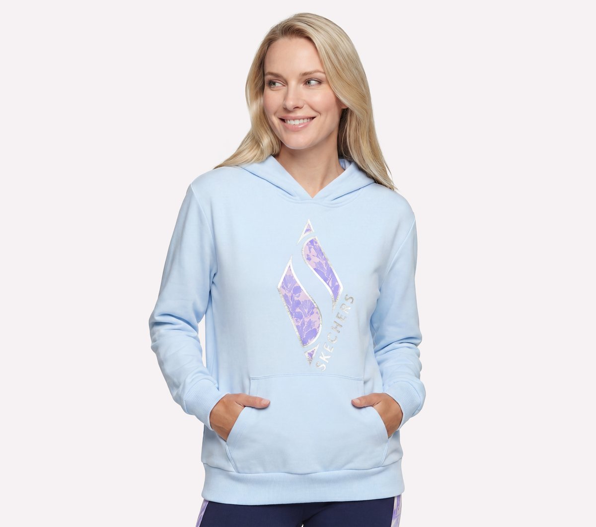 Floral Diamond Pullover Hoodie