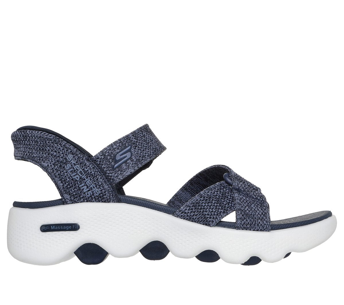 Slip-ins: GO WALK Massage Fit Sandal - Heather
