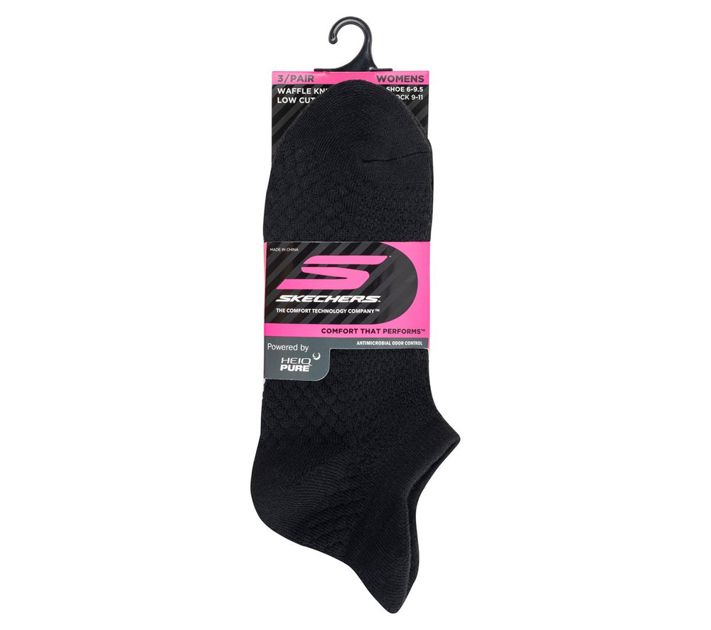 3 Pack Women's Performance Low Cut Textured Socks