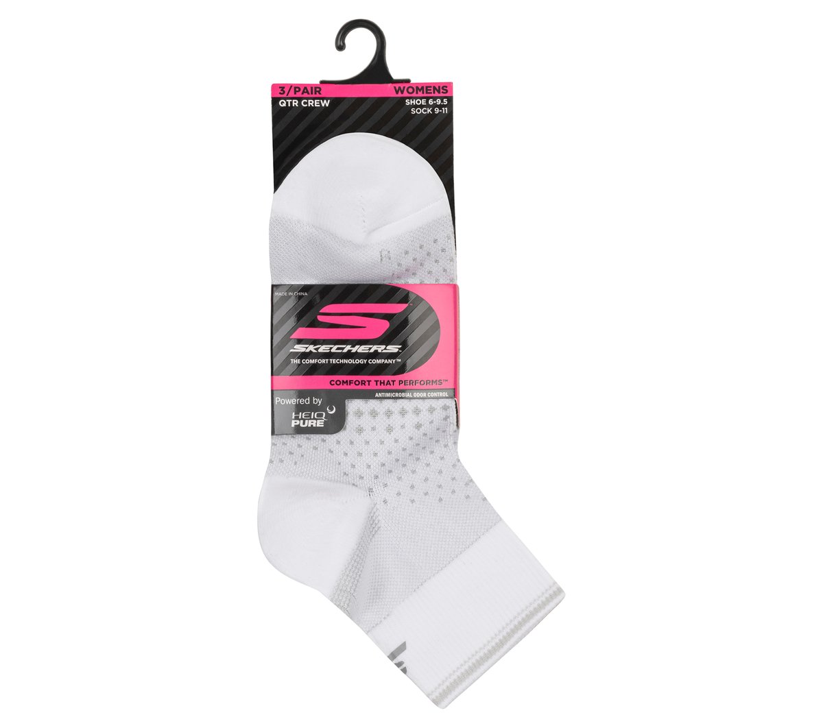 3 Pack Women's Reflective Performance Quarter Socks
