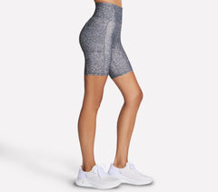 GO FLEX Printed High Waisted 8 Inch Bike Short