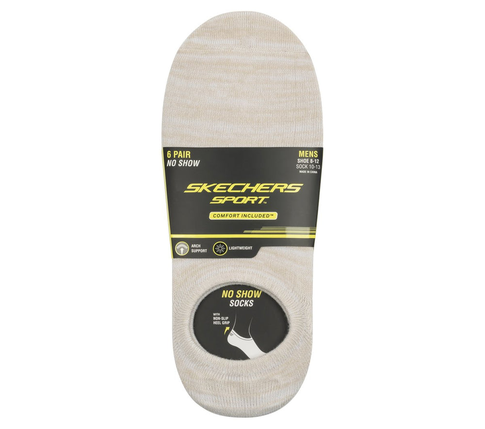 6 Pack Men's Sneaker Liner Socks