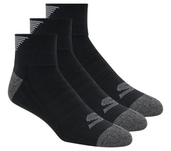 3 Pack Men's Half Terry Quarter Crew Socks