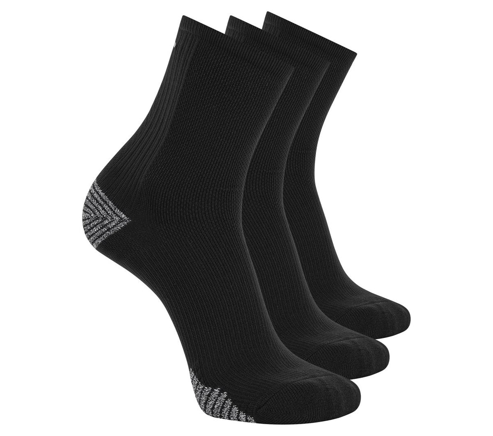 3 Pack Men's Performance Running High Quarter Socks