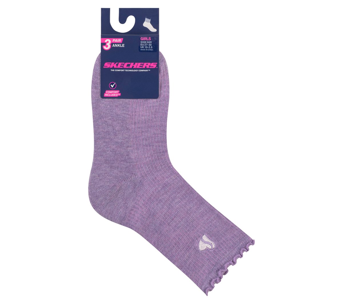 3 Pack Kids Ankle Lettuce Socks