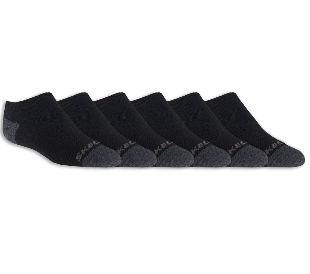 6 Pack Boys' No Show Socks